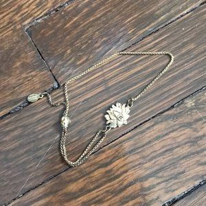 Alex and ani expandable chain lotus bracelet